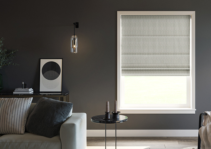 Braemar, Echoed Blue - Roman Blind - Image 3